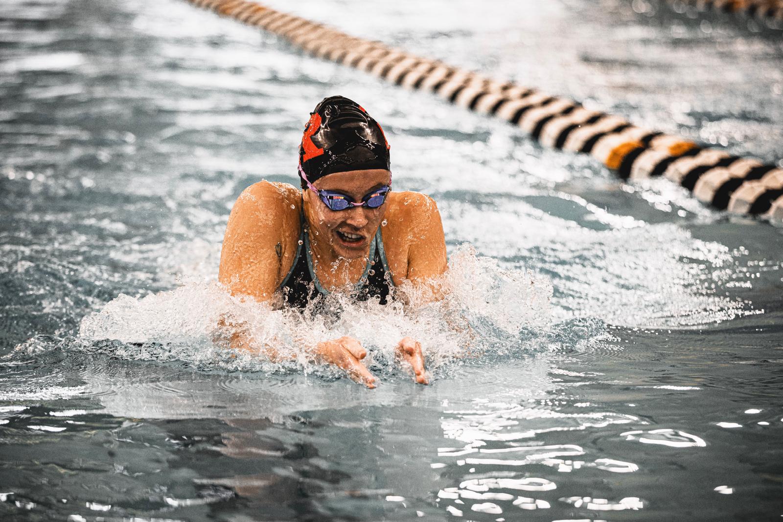 Aubrey swimming breaststroke
